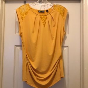 Mustard color blouse